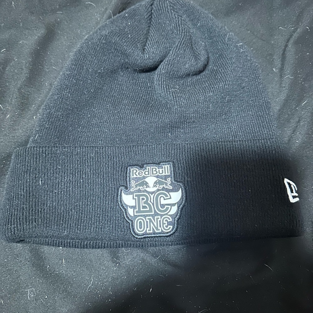 Red Bull bc one Black beanie